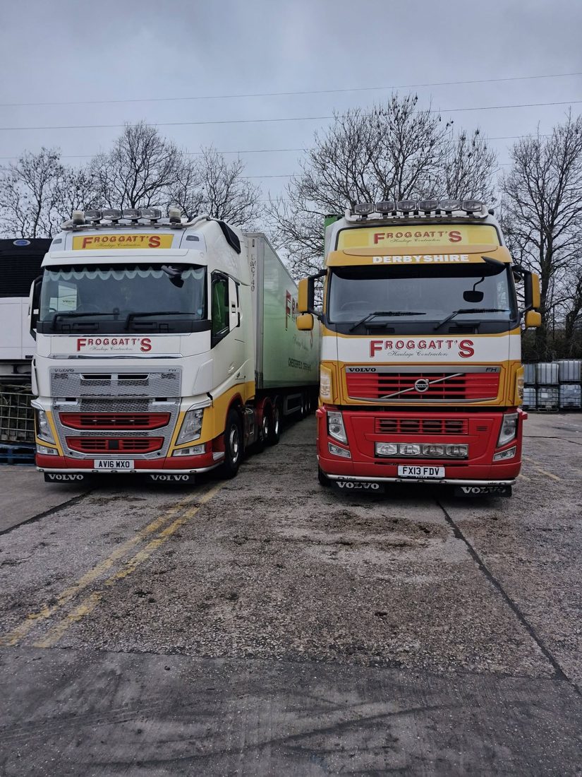 The fleet lined up at base